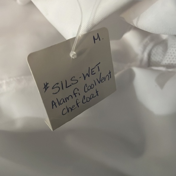 BNWT Chef Works AMALFI SIGNATURE SERIES CHEF COAT size medium - Picture 4 of 4